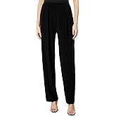 Norma Kamali Womens Tapered Pleated Trouser