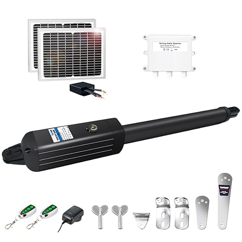 TOPENS A8S Automatic Gate Opener for Heavy Duty Single Swing Gate Up to