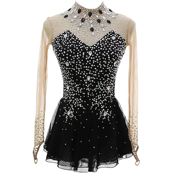 lace figure skating dress Ice Skating Figure Skating Dress size SMALL adult turquoise/black lace  overlay