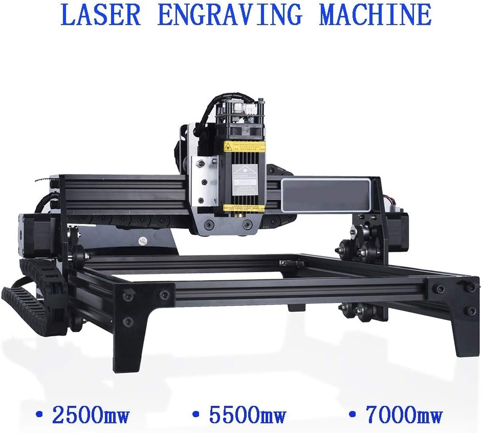 Leaf Blower CNC Engraving Machine Kit, 12V Portable Laser Engraving Machine, Engraver Area 21x30cm Carving Cutting Desktop Laser Engraver, DIY Logo Picture Engraver,3 Axis Patio, Lawn Garden