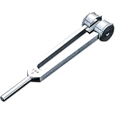 SURGICAL ONLINE Medical-Grade C128 Hz Tuning Fork - Fixed Weights, Non-Magnetic, Lightweight, Portable, Corrosion Resistant, Extra Long Handle