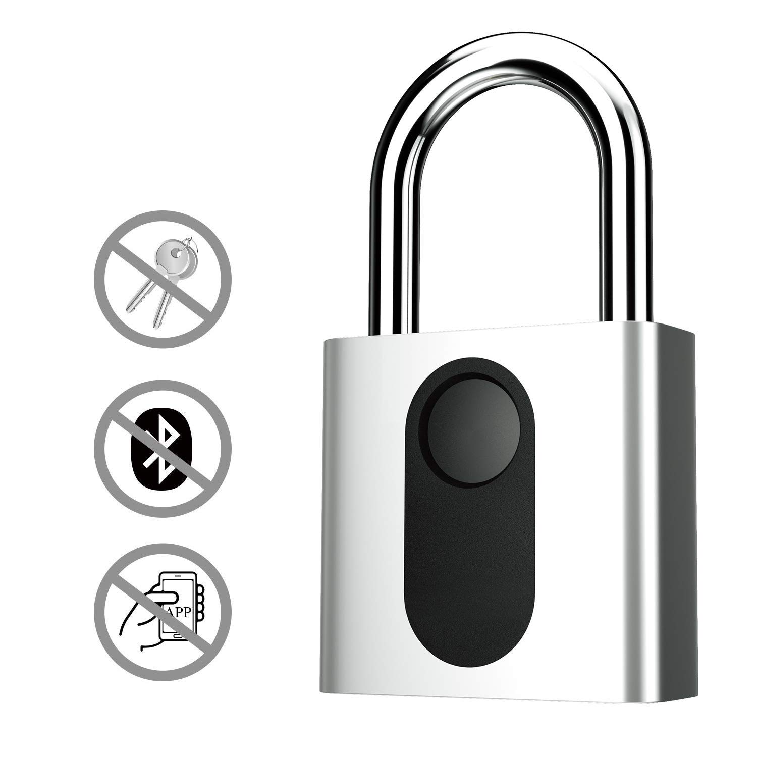 Fingerprint Padlock Travel Lock Thumbprint Padlock For Backpack