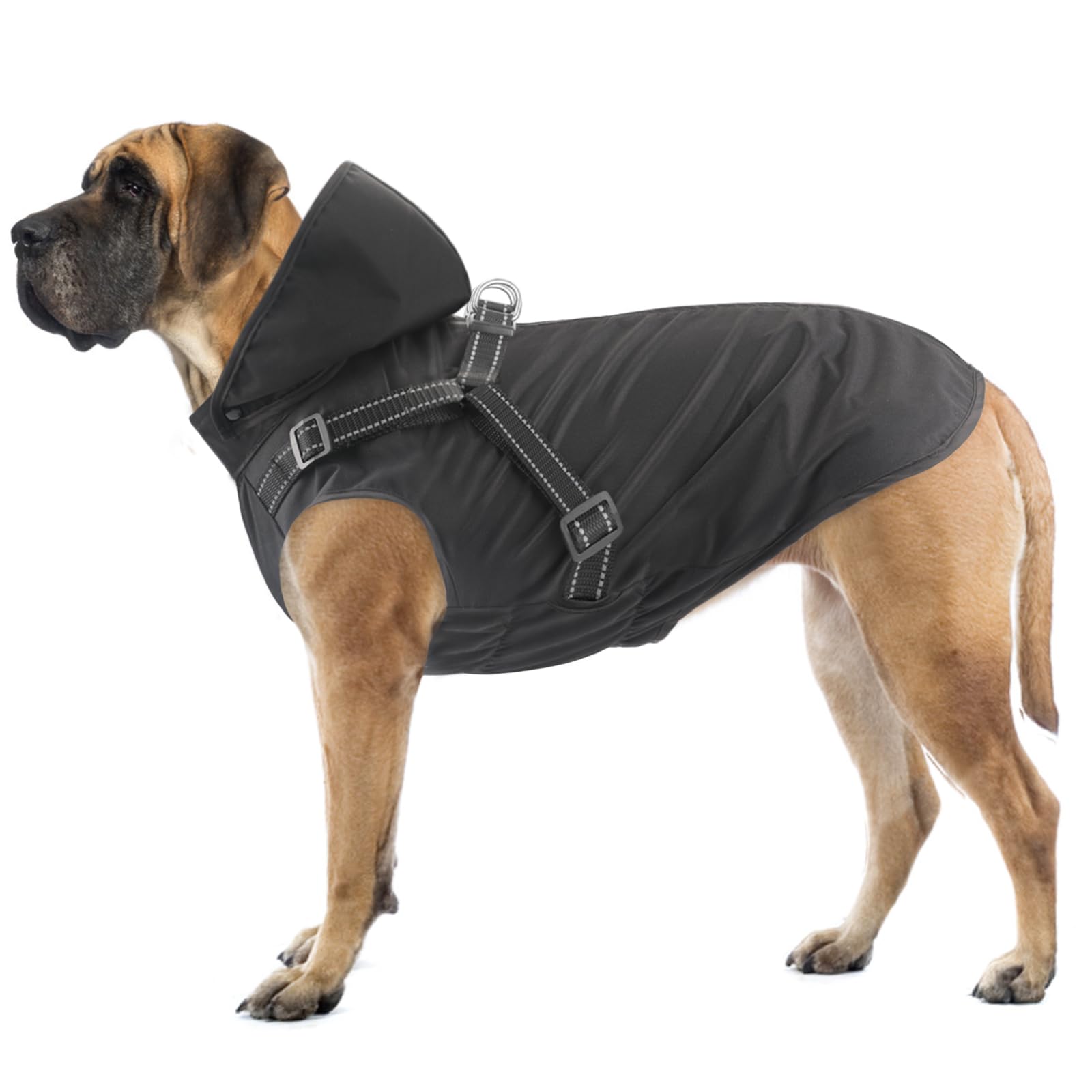 Mosucoirl Dog Raincoat & Hoodie - Waterproof, Reflective, Adjustable Rain Jacket for Small to Large Dogs & Puppies — image 1