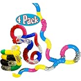 Tangle Brand Twister Fidget Toy Textured Sensory Gift Set Bundle Assortment - 4 Pack