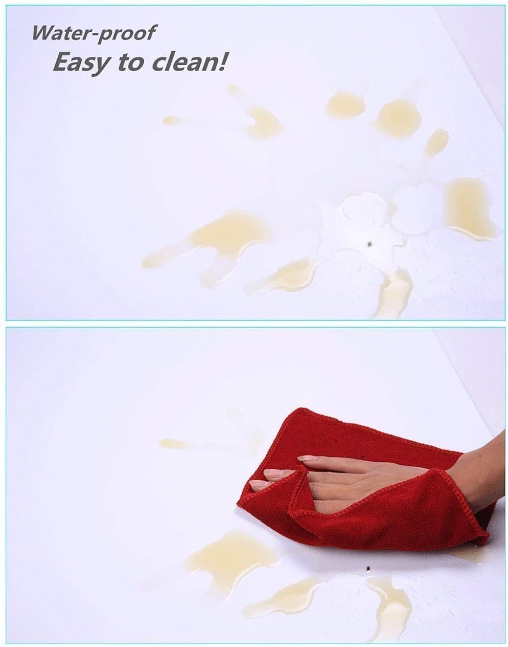 Selens Photography Black Backdrop PVC Background 120x200CM Vinyl Paper Matte & Glossy Photo Studio Waterproof for Product Portrait Food Flat Lay Props Cosmetics Jewelry Shooting Video - Image 4
