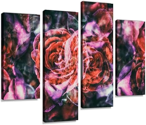 Amazon Co Jp アートパネル ノスタルジックな薔薇ノスタルジー バラ フォトモンタージュ 花 薔薇インテリア 絵画 壁掛け ポスター キャンバス 部屋飾り アート 壁キャンバス 壁飾り 壁キャンバス絵画 おしゃれ 北欧 新築飾り お祝い 贈り物 ホーム キッチン