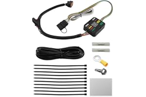 4 Pin Trailer Wiring Harness Replace 56420, 118784, Towing Hitch Wiring Fit for Hyundai Santa Fe 2019-2023, Palisade 2020-202