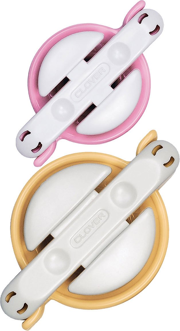 Clover Pom Maker: Small, Other, Pink/Yellow/Off White, 5.27 x 10.1 x 23.92 cm