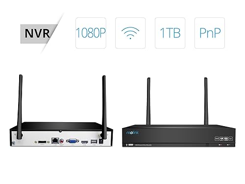 Reolink Wireless Security Camera System 1080p Full HD Channel