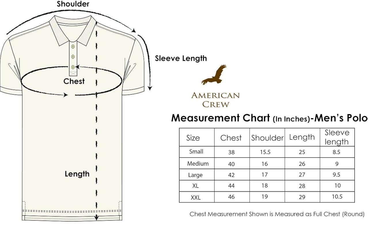american crew men's cotton blend polo t-shirt