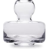 MARIMEKKO Clear Glass Flower Vase &mdash; Upgrade Your Home Decor with Our Modern Vases for Centerpieces &mdash; Perfect Small Glass Vases for Flowers (4" L x 4" W)