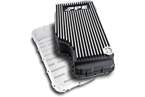 PACIFIC PERFORMANCE ENGINEERING PPE Heavy Duty Cast Aluminum Deep Transmission Pan (Brushed) 328053310 Compatible for Ford 2020+ 6.7L with 10R140 Transmission