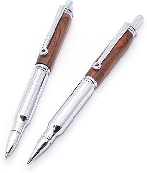 Amazon Gayathry 手作り 木製 ノック式 高級 ボールペン 2ミリ 芯 シャープペンシル セット パーカー 式替え芯 消しゴム 鉛筆 削り ココボロ クロム メッキ シャープペン芯 文房具 オフィス用品