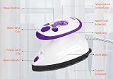 ANSIO Mini Steam Generator Iron - 408W Ceramic Soleplate - Purple/White view 3