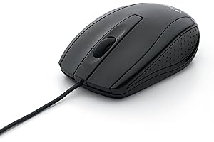 Verbatim Bravo Wired Notebook Optical Mouse, Black (98106)