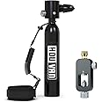 HOUVAN Mini Scuba Tank 0.5L Capacity Inflatable Diving Tank DOT Certified Up to Support 10 Minutes of Underwater Breathing Portable Scuba Tank up to 33feet for Underwater Work/Underwater Recreation