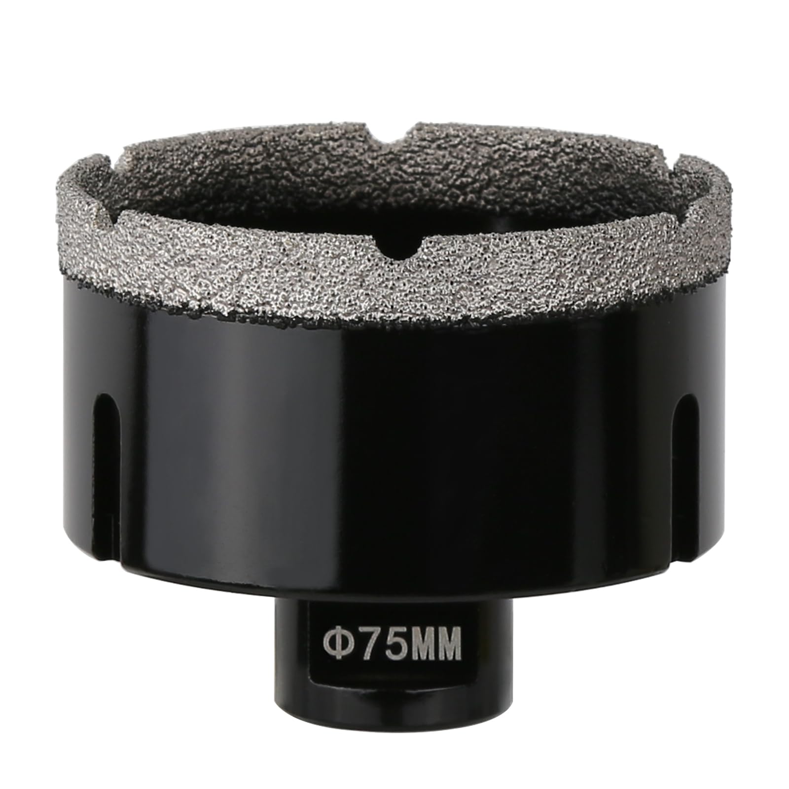 Vearter 75mm Dry Diamond Core Drill Bit, M14 Thread Connection Vacuum Brazed Masonry Hole Saw, Hollow Hole Cutter for Tile, Marble, Granite, Porcelain, Concrete and Quartz Stone