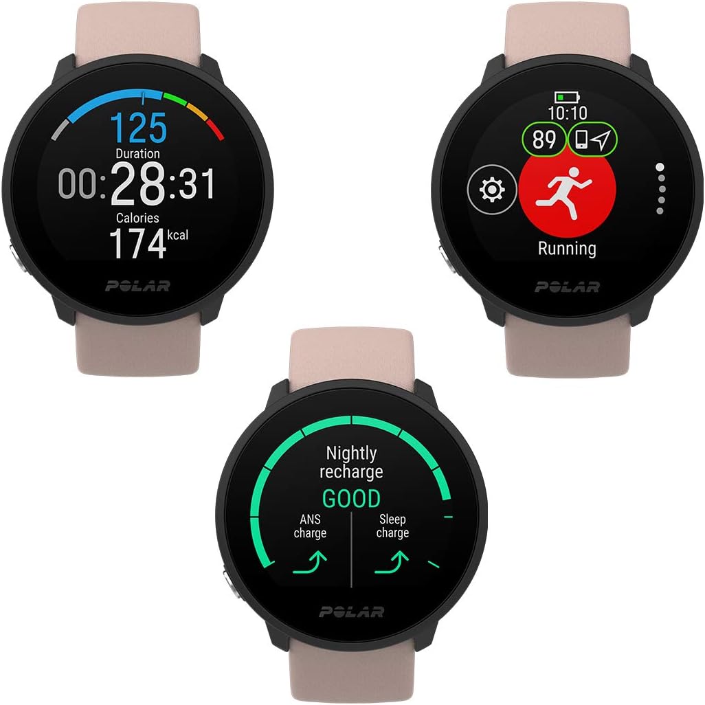 Polar Unite Fitness Watch Heart Rate GPS Sleep Activity Tracker Blush