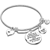 Grandma Gifts The Love Between A Grandmother And Grandson Granddaughter Is Forever Bracelet