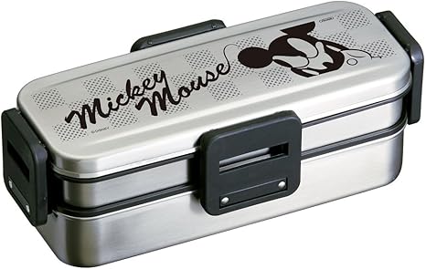 Amazon スケーター 4点ロック ステンレス 弁当箱 2段 900ml スリムランチボックス 大容量 男性用 ミッキーマウス モード ディズニー Stlw9p 弁当箱 オンライン通販