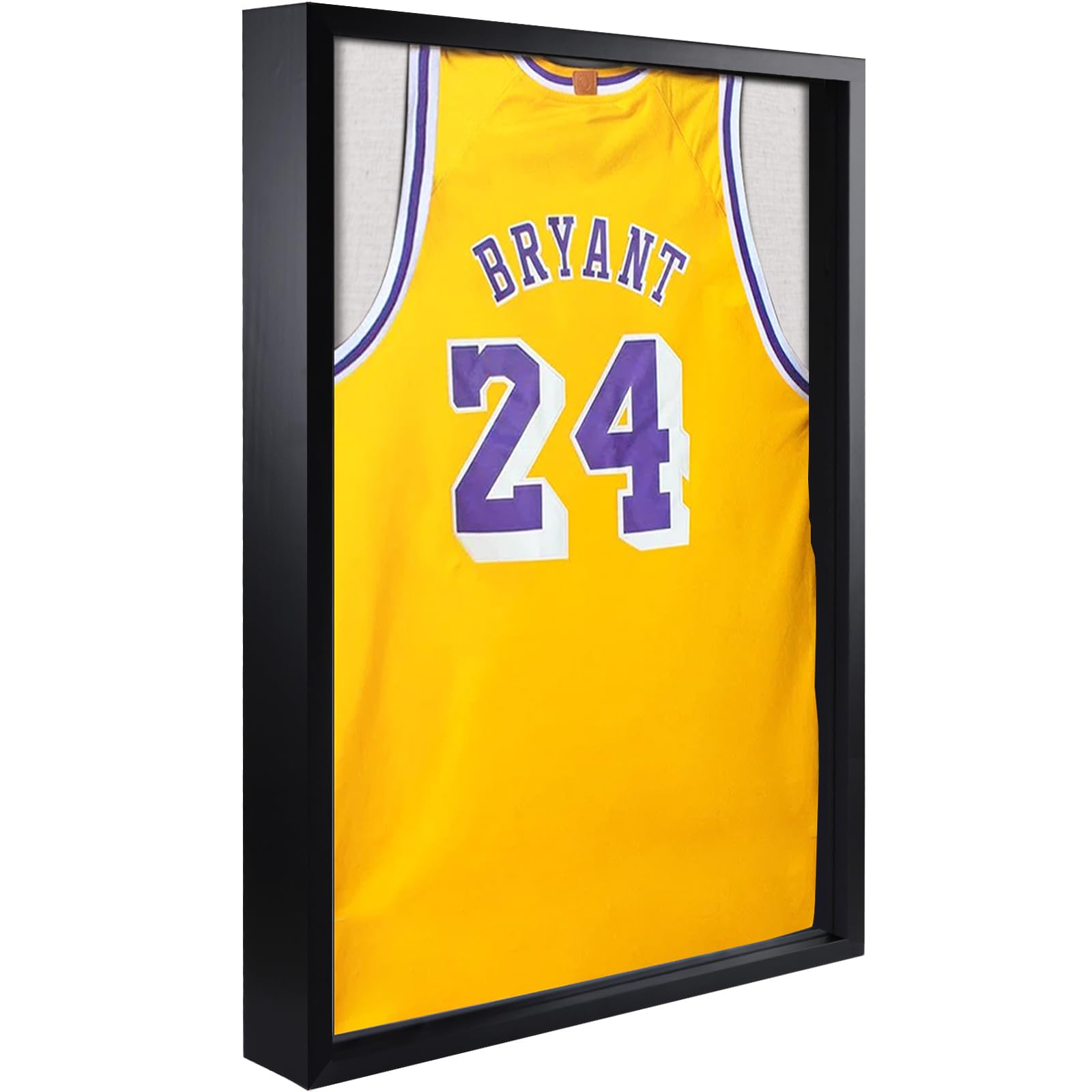 Photo 1 of 1DOT2 Shadow Box 20x30 Large Jersey Frame Display Case, Shadowbox Frames with Grade A Natural Pine Wood Acrylic for Football Baseball Basketball Hockey T-Shirt, Classic Black