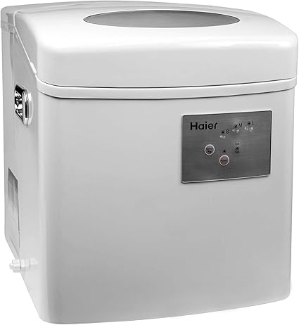 Amazon Com Haier Hpim33w Portable Ice Cube Maker Appliances