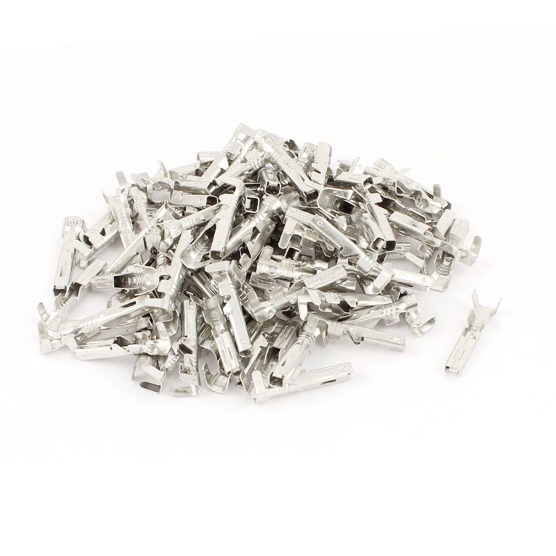 sourcing map 100Pcs 1.5mm Female Crimp Spade Terminal for Nylon Multi-Pin Connector