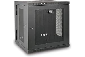 Tripp Lite - SRW12US 12U Wall Mount Rack Enclosure Server Cabinet, Hinged, 20.5" Deep, Switch-Depth (SRW12US) black