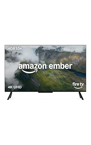 Amazon Ember 50" 4-Series with Fire TV (newest model), 4K Ultra HD smart TV with Alexa Remote, HDR10+, fast processor, Dolby Audio, Ambient Experience, free and live TV