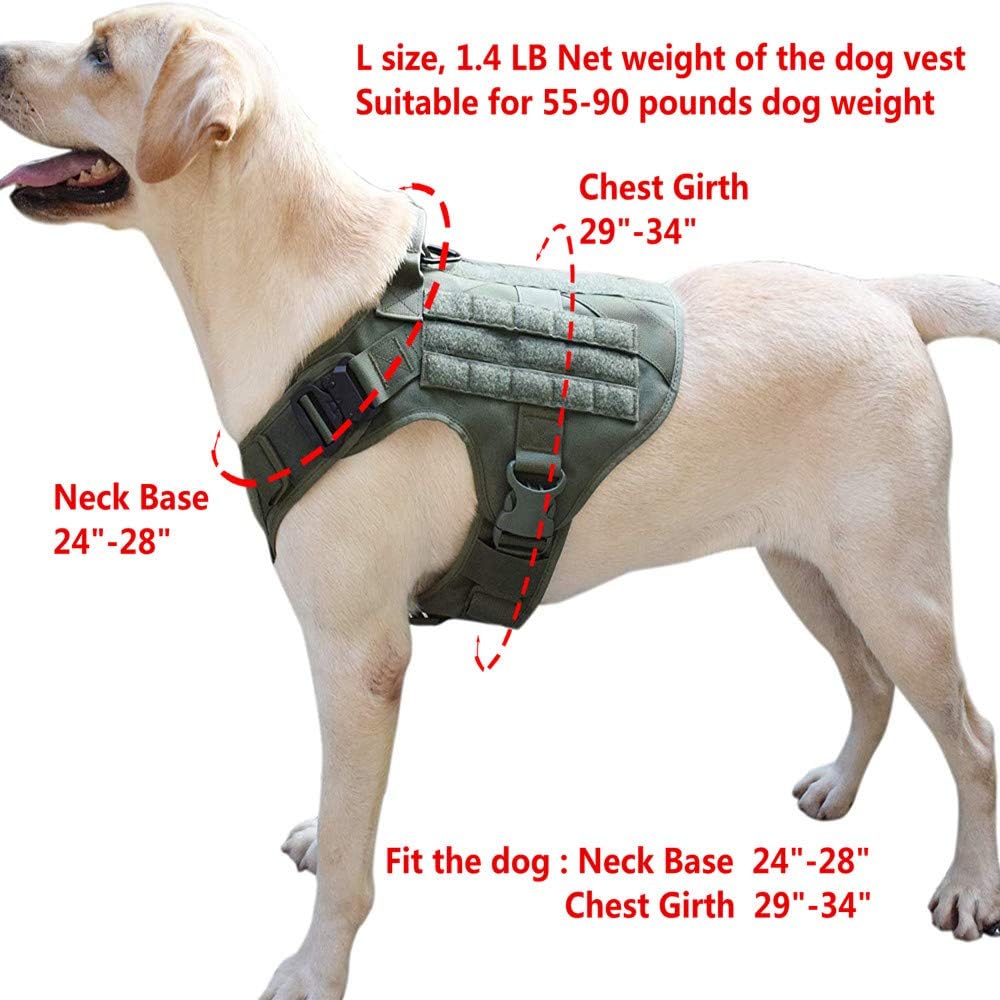 tactical dog harness amazon