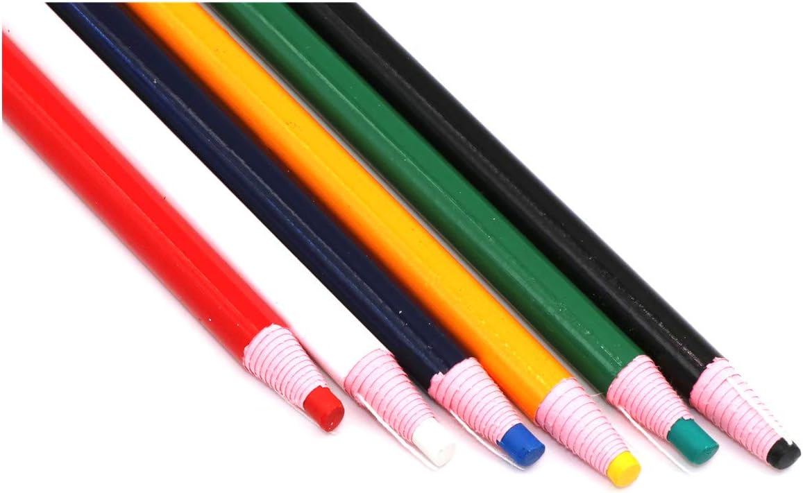 6Pcs Blue and White Color Tailor Chalk Pencil Sewing Making Chalk DIY