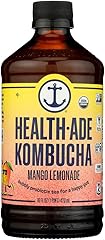 HEALTH ADE Organic Mango Lemonade Kombucha, 16 FZ