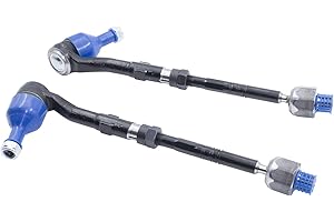 HEX AUTOPARTS Tie Rods Assembly 2Pcs replacement for BMW E60 5 Series 525i 528i 530i 535i 545i 550i M5