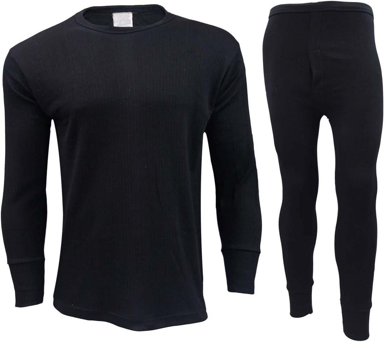 Orbiz Men’s Thermal Underwear Set - Full Long Sleeve Vest Top and Long Johns Bottoms Perfect Heat Micro Winter Underwear