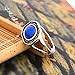 Magical Jewelry Gift Co. Klaus Mikaelson Vampire Werewolf Hybrid Cosplay Ring - Blue/Silver (0.3 Oz)
