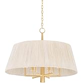 Troy Lighting F1430-VGL Azar - 6 Light Pendant 23.25 inches Tall and 30 inches Wide - Vintage Gold Leaf Finish