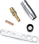 MMDBD 25 Pcs MIG Welding Torch Contact Tips 0.8mm M6 MB15 15AK MAG Consumables view 3