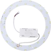 DOITOOL 15W SMD 5730 30-Led Magnetic Circular Led Ceiling Light Panel Replacement Board for Retrofit Fixtures