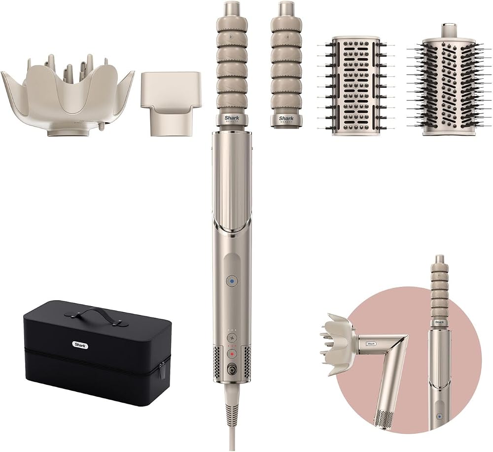Shark FlexStyle 5-in-1 Air Styler & Hair Dryer Stone HD446SLUK