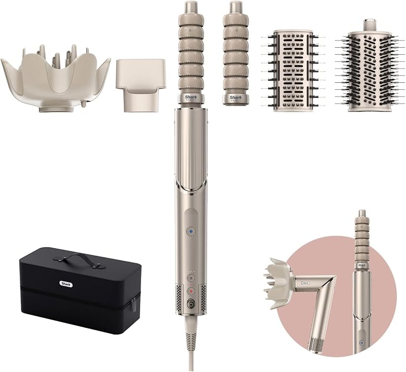 Shark FlexStyle 5-in-1 Air Styler & Hair Dryer Stone HD446SLUK