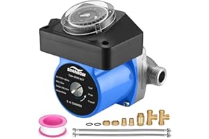 ONYLRAEP Hot Water Recirculating Pump - 100W Instant Water Heater Pump with Timer for Tank/Electric Water Heaters, Extremely Quiet