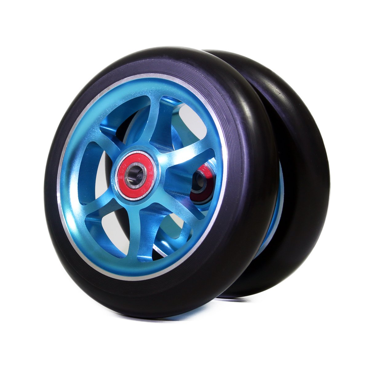 2Pcs 120mm Pro Scooter Wheels with Abec 9 Bearings for MGP/Razor/Lucky Pro Scooters