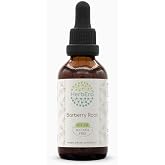 HerbEra Barberry Root Alcohol-Free Liquid Extract Tincture &ndash; Immune &amp; Digestive Support, Berberis vulgaris Root Bark, Vegan, Herbal Supplement (2 fl oz)