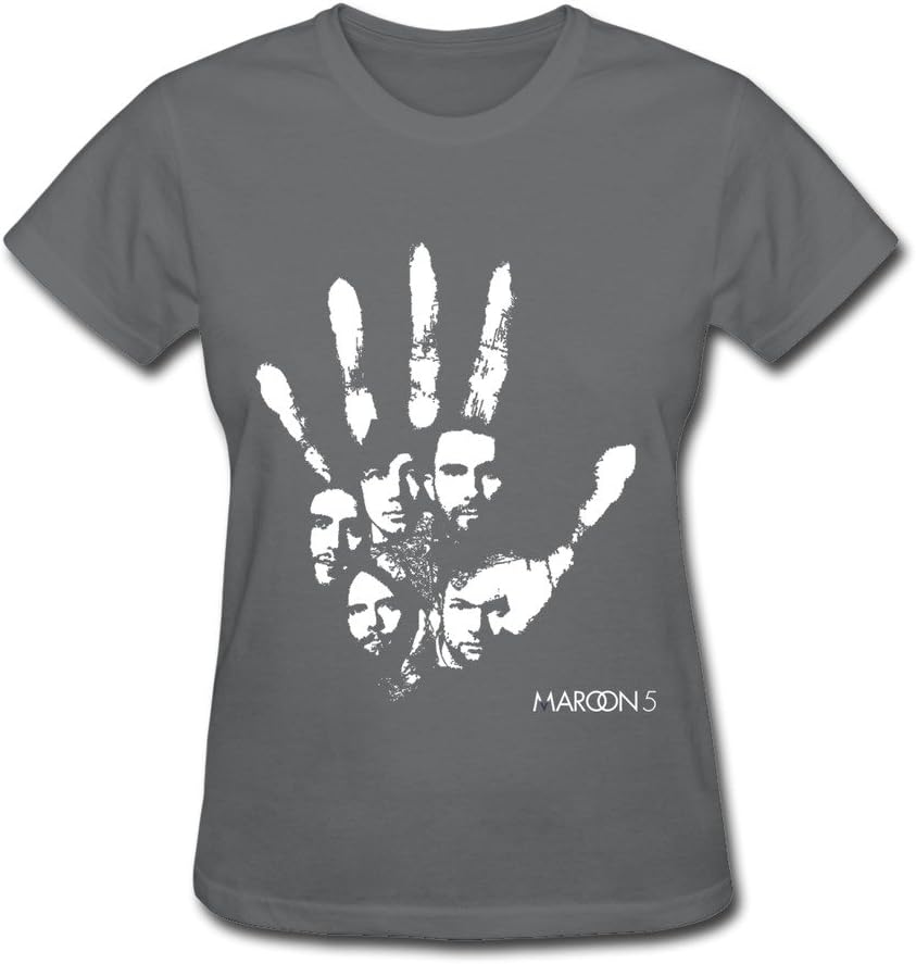 Women's Maroon 5 V Band Members Poster Tshirts Vintage DeepHeather