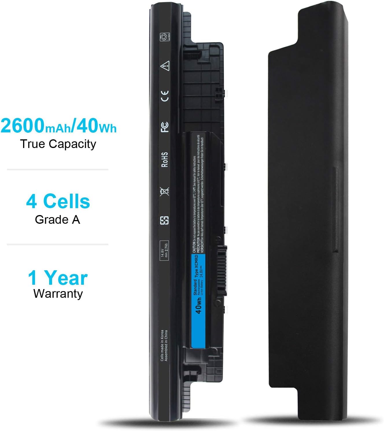 Batteries Electronics Xcmrd 40wh 14 8v Laptop Battery Mr90y Compatible With Dell Inspiron 15 3521 3531 3537 3542 3543 15r 5521 5537 17 3721 3737 17r 5737 14 3421 3437 14r 5421 Latitude 3440 3540 Vostro 2421 2521 312 1433