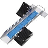 NELOMO Aluminum Track Starting Blocks, 64cm Professional Sprint Starting Blocks with 6mm Thick Rail, Adjustable Pedals for Track and Field Training &amp; Competition, Running Start Equipment for Athletes