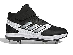 adidas Men's Icon 8 Mid Sneaker, Core Black/Silver