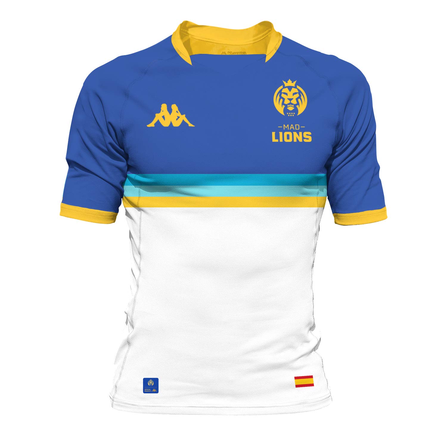 Kappa X Mad Lions Official Jersey 2020 Shirt, Men, White/Blue, S