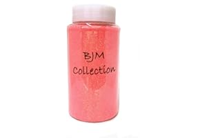 Ben Collection 1-Pound Glitter Powder Bottle Art Craft (Coral)
