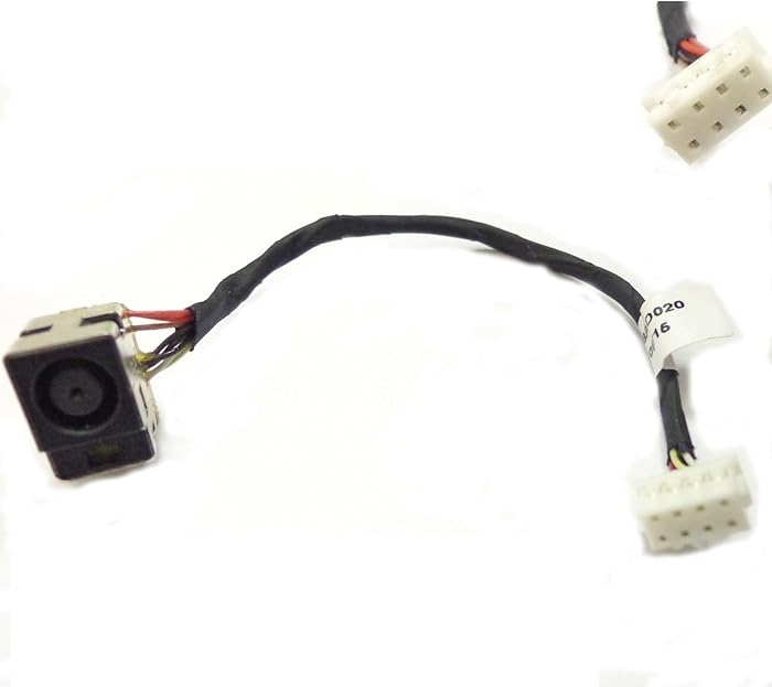 DC-in Jack for HP G7 G7-1000 641394-001 DD0R18AD000, Power Jack Harness Port Connector Socket with Wire Cable